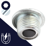 Steel Magnetic,Drain Plug,DIN 908 + Similar
