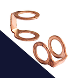 Copper Twin Rings 2.5mm Thick,Double Sealing Gasket,Use with Banjo Fitting