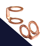Copper Twin Rings 2.5mm Thick,Double Sealing Gasket,Use with Banjo Fitting