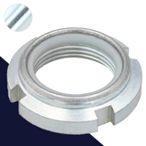 Slotted Spanner Nut 14H Carbon Steel Zinc