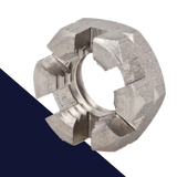 Low Height Castle Nut,Stainless Steel A2,DIN 979