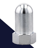 Acorn Nut EXTRA Tall, Chrome Plated Brass Acorn Nut EXTRA Tall, Chrome Plated Brass