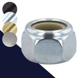 Coarse DIN 985 Nylon Nut,Steel Class 8,Finishes Vary