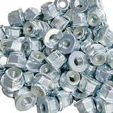 Coarse DIN 6926 Nylon Flange,Steel Class 8 / BULK 100pcs,Smooth Bottom Nut