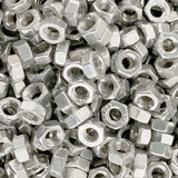 Coarse DIN 934 Nut BULK,A4-80 Stainless Steel,Passivated, 100pcs
