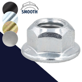 Top Lock Flange Nut DIN 6927,Steel Class 10 Hardened,Fine Thread