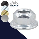 Top Lock Flange Nut DIN 6927,Steel Class 10 Hardened,Fine Thread