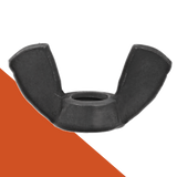 Wing Nut American Style Stainless Black Wing Nut American Style Stainless Black