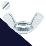 Wing Nut Straight,Steel, Zinc Plated,DIN 315 American Style
