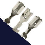 4.8mm Female Spade NO TAB,Double Crimp,Uninsulated