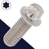 M6X1.0 External Six Lobe Flange Bolt Stainless DIN 34800