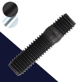 M12 Double Ended Stud DIN 939, Class 8.8 Steel
