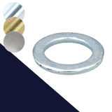 Flat Washer Small O.D.,140 HV Steel,DIN 433