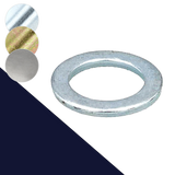 Flat Washer Small O.D.,140 HV Steel,DIN 433