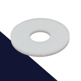 Fender Washer DIN 9021,White Polyamide,Solid Plastic