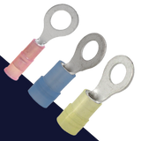 Eye Terminal Insulated,22-18 to 12-10 Gauge,Nylon Insulated