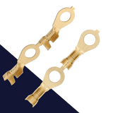 5mm Eye Terminal Uninsulated,16-14 Gauge,Double Crimp, Chain Form