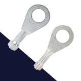 6mm Eye Terminal Uninsulated,16-14 to 16-20 Gauge,Double Crimp