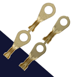 6mm Eye Terminal Uninsulated,16-14 to 12-10 Gauge,Double Crimp, Chain Form