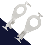 10mm Eye Terminal Uninsulated,12-10 Gauge,Double Crimp, Chain Form