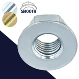 Smooth Flange Nut DIN 6923,Steel Class 8 Zinc Plated,Coarse Thread