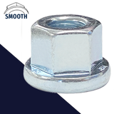 Tall Collar Flange Nut,Steel Class 10 Zinc Plated,DIN 6331