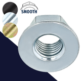 Smooth Flange Nut DIN 6923,Steel Class 10 Zinc Plated,Coarse Thread