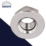 M8X1.25 Narrow Flange Nut,Stainless Steel,Coarse 12mm Wrench