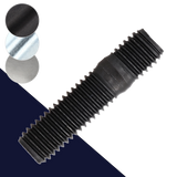 M10X1.25 Double End,Class 10.9 Steel,Fine Thread Stud