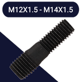 M12X1.5/M14X1.5,Class 10.9 Steel,Coarse to Fine Step Stud
