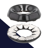 Escutcheon Trim Washer,Reinforced Cup Form,Plated Brass