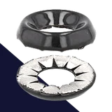 Escutcheon Trim Washer,Reinforced Cup Form,Plated Brass