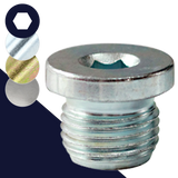 Steel Allen Socket Metric Drain Plug, DIN 908, M8 - M30