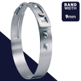 Oetiker 168 Series Clamp,LOW PROFILE Stepless Ear,Stainless Steel