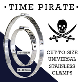 Universal TIME PIRATE,Cut-to-Size Ear Clamp,Stainless Steel