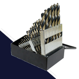 Metric 1.0mm - 13.0mm - Drill Bit Set, 25pc Round Shank