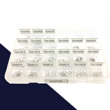 Solid Aluminum Gasket Kit,160pcs Assortment,DIN 7603