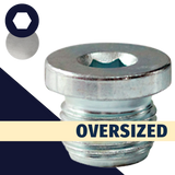 Flanged Allen Socket Plug,Steel, M33+,DIN 908