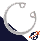 INTERNAL Retaining Ring,1.4532 Stainless,For Bores / DIN 472