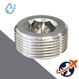 Taper Allen Socket Plug,DIN 906 Metric,A2-50 Stainless