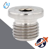 Flanged Allen Socket Plug,DIN 908,A4 Stainless Steel