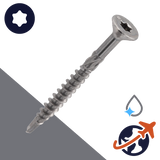 M3.5 Torx Flat Head,Milling Ribs + Cutting Tip,C1 Stainless Steel