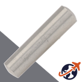 M1.5 Taper Dowel Pin,A1 / AISI 303 Stainless,DIN 1, Tolerance h10