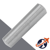 M1.5 Taper Dowel Pin, Tolerance h10,Steel,DIN 1