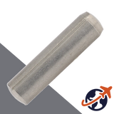 M1.5 Grooved Pin FULL Length Parallel,Stainless AISI 303,DIN 1473