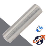 M0.8 Parallel Dowel Pin,A4 / 316 Stainless,DIN 7, Tolerance m6
