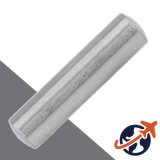 M1.5 Parallel Dowel Pin, Tolerance m6,Steel,DIN 7