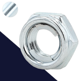 Thin Fuji Nut Class 4 Fine Thread Steel Zinc DIN 980