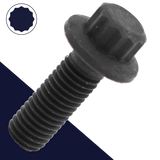 M10X1.5 12-Point Flange,Steel Class 10.9 Black,Special Wide Head