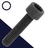 M10X40 Internal 12-Point Socket Cap Screw -  Class 10.9 Black